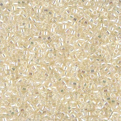 Cream Crystal AB Miyuki Delica Beads 11/0