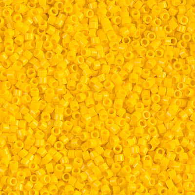Opaque Canary Miyuki Delica Beads 11/0