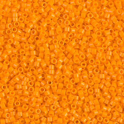 Opaque Mandarin Miyuki Delica Beads 11/0