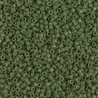 Opaque Avocado Miyuki Delica Beads 11/0