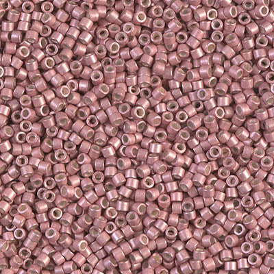 Galvanized Semi-Frosted Pink Blush Miyuki Delica Beads 11/0