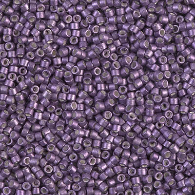 Semi-Frosted Eggplant Miyuki Delica Beads 11/0