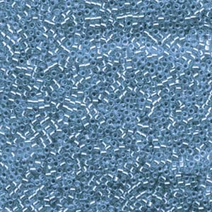 Silver-Lined Ocean Blue Miyuki Delica Beads 11/0