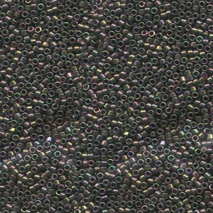 Olive Gold Luster Iris Miyuki Delica Beads 11/0
