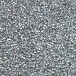 Silver-Lined Light Smoke Opal Miyuki Delica Beads 11/0