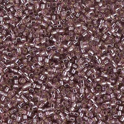 Silver Lined Smoky Amethyst Miyuki Delica Beads 11/0