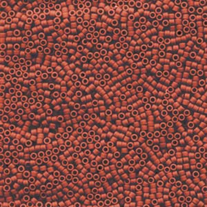 Matte Opaque Currant Miyuki Delica Beads 11/0