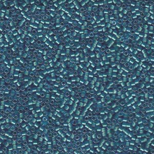 Mint Pearl Lined Azure Miyuki Delica Beads 11/0