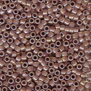 Cocoa Lined Opal AB Miyuki Delica Beads 11/0