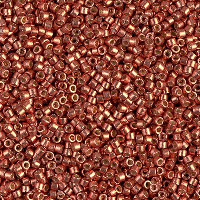 Duracoat Galvanized Pink Blush Miyuki Delica Beads 11/0