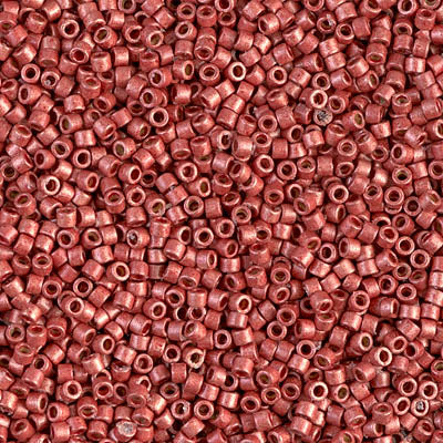 Duracoat Galvanized Matte Berry Miyuki Delica Beads 11/0