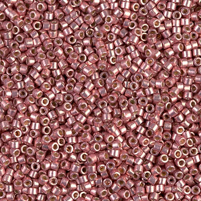 Duracoat Galvanized Dark Coral Miyuki Delica Beads 11/0
