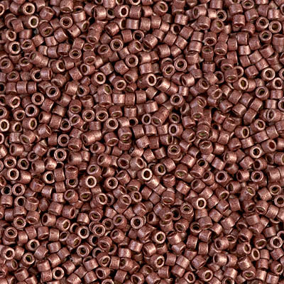 Duracoat Galvanized Matte Dark Cranberry Miyuki Delica Beads 11/0
