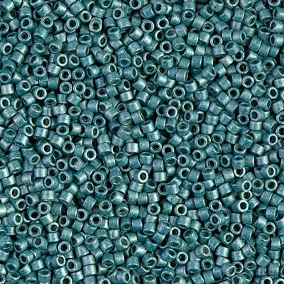 Duracoat Galvanized Matte Dark Seafoam Miyuki Delica Beads 11/0