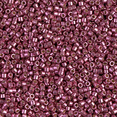 Duracoat Galvanized Magenta Miyuki Delica Beads 11/0