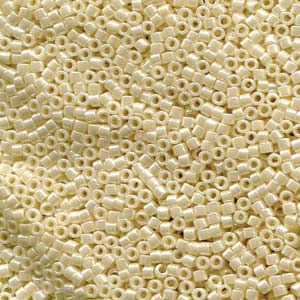 Crystal Ivory Ceylon Miyuki Delica Beads 11/0