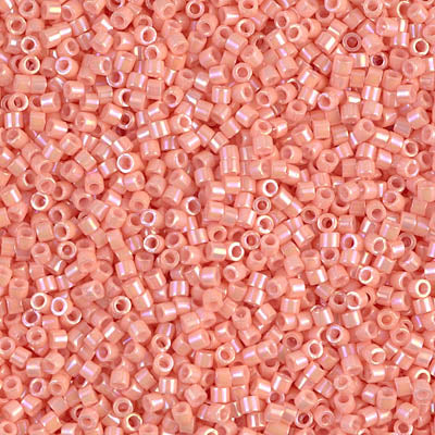 Opaque Peach Luster Miyuki Delica Beads 11/0
