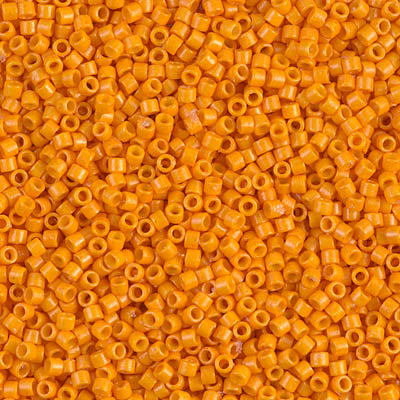 Kumquat Duracoat Opaque Miyuki Delica Beads 11/0