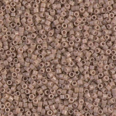 Duracoat Opaque Beige Miyuki Delica Beads 11/0