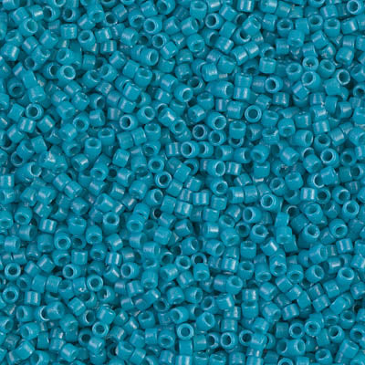 Azure Duracoat Opaque Miyuki Delica Beads 11/0