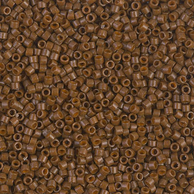 Cognac Duracoat Opaque Miyuki Delica Beads 11/0