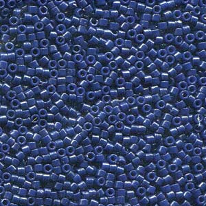 Duract Cobalt Opaqe Dyed Miyuki Delica Beads 11/0