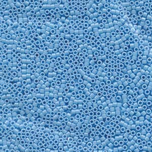 Opaque Sky Blue Luster Miyuki Delica Beads 11/0
