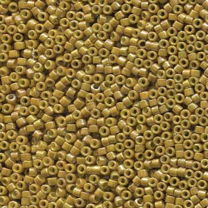 Glazed Opaque Pistachio Miyuki Delica Beads 11/0
