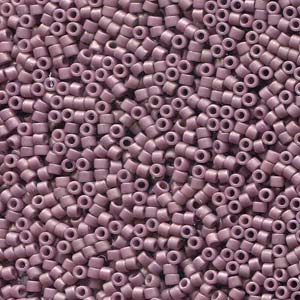 Frosted Opaque Glaze Plum Miyuki Delica Beads 11/0