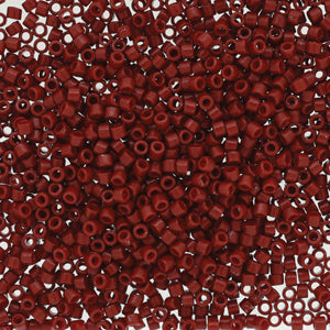 Duracoat Opaque Barn Red Miyuki Delica Beads 11/0