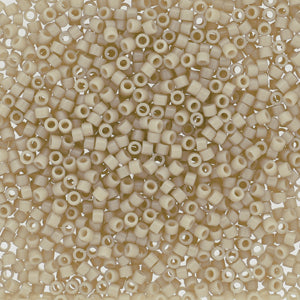 Duracoat Opaque Off White Miyuki Delica Beads 11/0