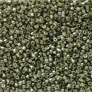 Duracoat Galvanized Dark Steel Green Miyuki Delica Beads 11/0