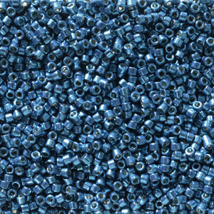 Duracoat Galvanized Deep Aqua Blue Miyuki Delica Beads 11/0