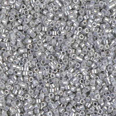 Ceylon Grey Miyuki Delica Beads 11/0