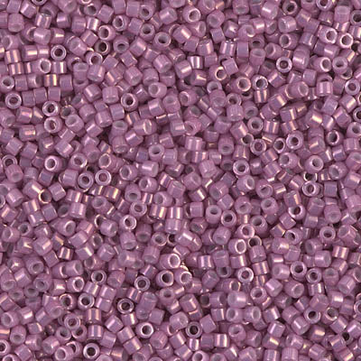 Pink Luster Opaque Mauve Miyuki Delica Beads 11/0