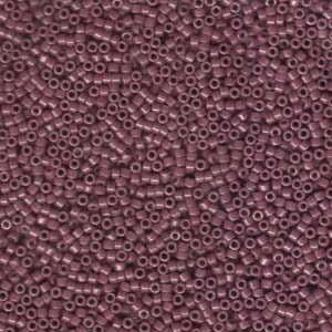Opaque Mauve Luster Miyuki Delica Beads 11/0