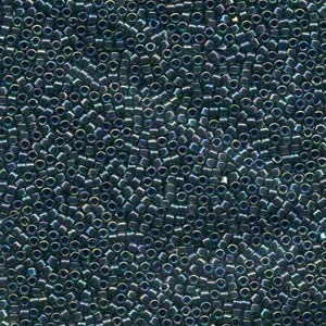 Luster Teal Iris Miyuki Delica Beads 11/0