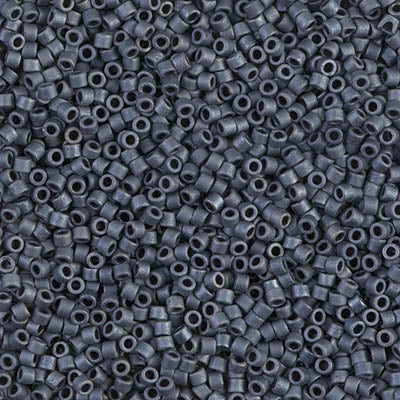 Matte Blue Grey Miyuki Delica Beads 11/0