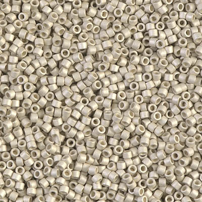 Matte Galvanized Silver Miyuki Delica Beads 11/0
