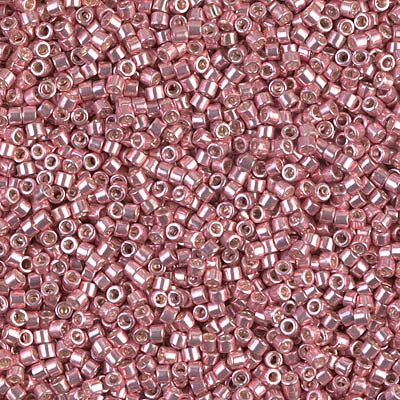 Galvanized Pink Blush Miyuki Delica Beads 11/0