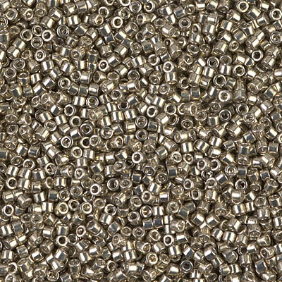 Galvanized Pewter Miyuki Delica Beads 11/0