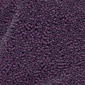 Dyed Dark Mauve Miyuki Delica Beads 11/0