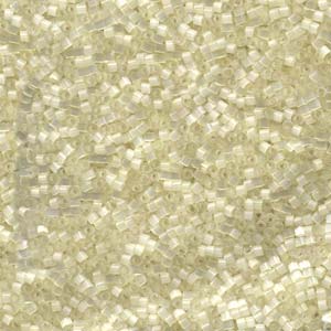 Light Cream Silk Satin Miyuki Delica Beads 11/0
