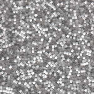 Gray Silk Satin Miyuki Delica Beads 11/0