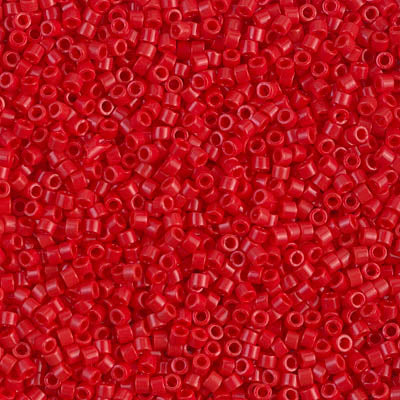 Opaque Dark Cranberry Miyuki Delica Beads 11/0