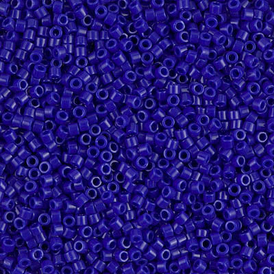 Opaque Dark Blue Miyuki Delica Beads 11/0
