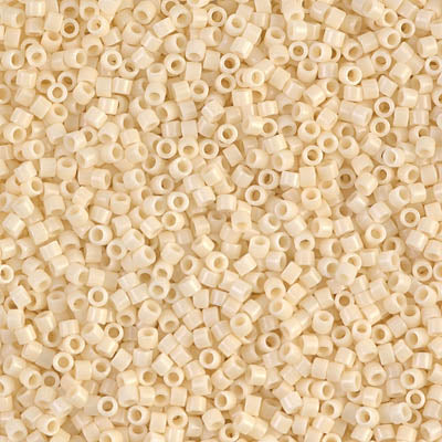 Opaque Cream Miyuki Delica Beads 11/0