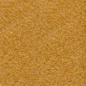 Matte Transparent Topaz Miyuki Delica Beads 11/0