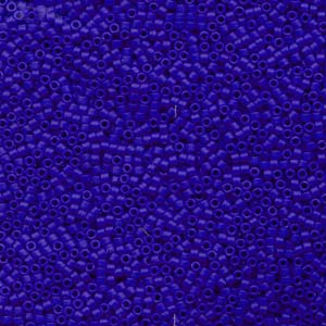 Matte Opaque Royal Blue Miyuki Delica Beads 11/0