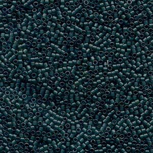 Dyed Matte Transparent Blue Zircon Miyuki Delica Beads 11/0
